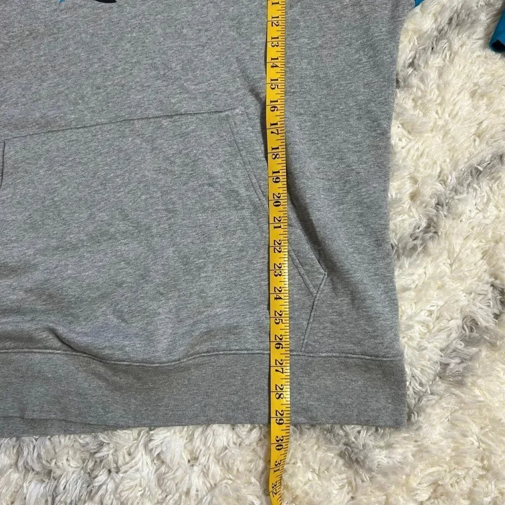 Nike Gray and Blue Hoodie